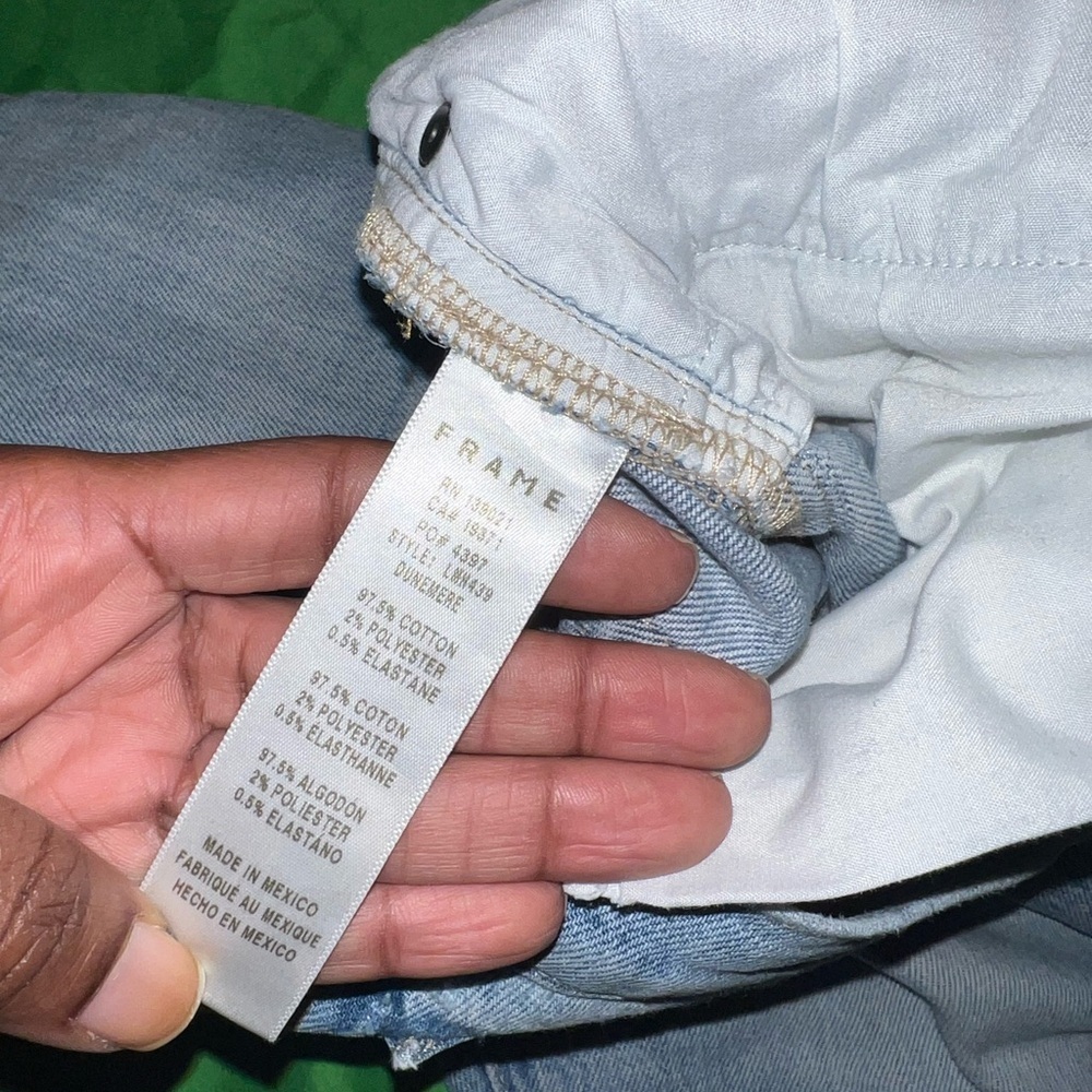FRAME Denim L'Homme Slim Blue Jeans size 32 - Picture 8 of 9